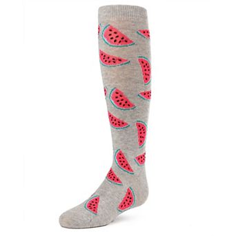 Fruity Fun Watermelon Girls Cotton Blend Knee-high Socks