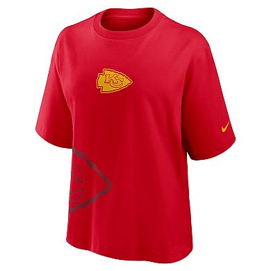 Women's Nike Red Kansas City Chiefs Boxy T-Shirt