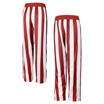 Youth Crimson/White Indiana Hoosiers Candy Stripe Pants