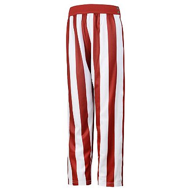 Youth Crimson/White Indiana Hoosiers Candy Stripe Pants