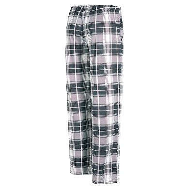 Women's Concepts Sport Black Las Vegas Raiders Ashford Plaid Knit Pants