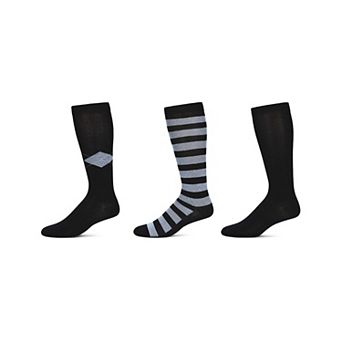 Girl's 3 Pack Soft Stripe Knee High Socks
