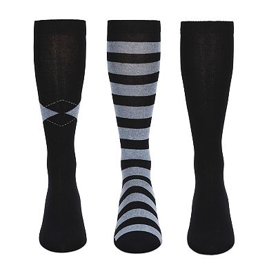 Girl's 3 Pack Soft Stripe Knee High Socks