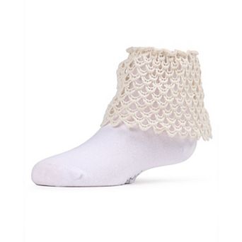 Lacy Loopsy Girls Cotton Blend Anklet Sock