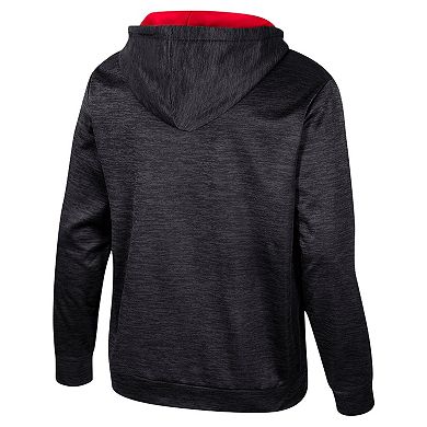 Men's Colosseum Black Ohio State Buckeyes Cypher Half-Zip Hoodie