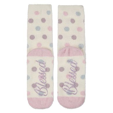 Women's Blessed Aloe Infused Crew Socks