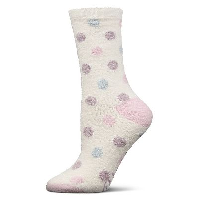 Memoi - Women's Blessed Aloe Infused Crew Socks