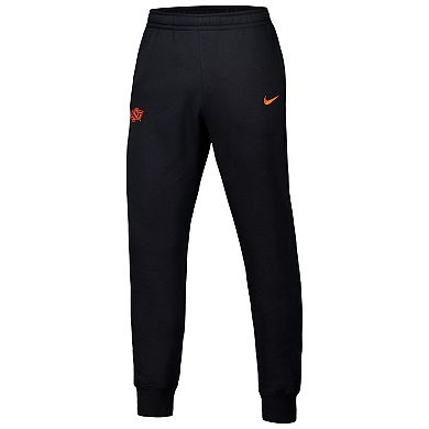 Men's Nike Black Oklahoma State Cowboys Club Fleece Pants