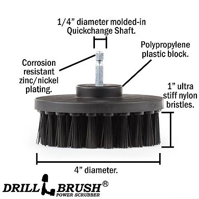 Bbq Flat Cleaning Brush - Grill Brush - Rust Remover - Electric Smoker - Wire Brush Alternative