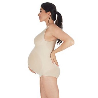 Supportive Maternity Bodysuit With Cushioned Straps