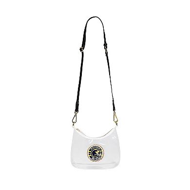 Stoney Clover Michigan Wolverines Clear Curved Crossbody