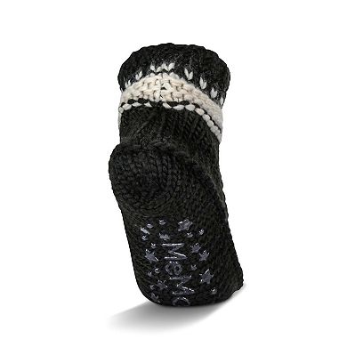 Nordic Flake Recycled Knit Sherpa Lined Lounge Sock