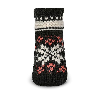 Nordic Flake Recycled Knit Sherpa Lined Lounge Sock