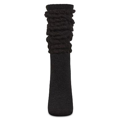 Women's Contessa Loose Knit Slub Extended Crew Socks