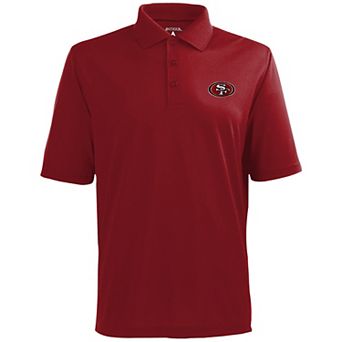Antigua San Francisco 49ers Pique Xtra-Lite Polo - Scarlet