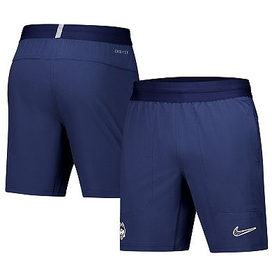 Men's Nike Navy UConn Huskies 2024/25 Sideline Performance Woven Shorts