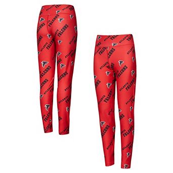 Women's Concepts Sport Red Atlanta Falcons Breakthrough Allover Print Knit Leggings