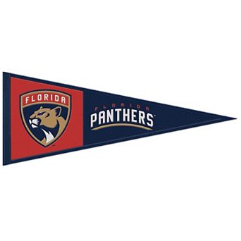 WinCraft Florida Panthers 13" x 32" Wool Primary Logo Pennant