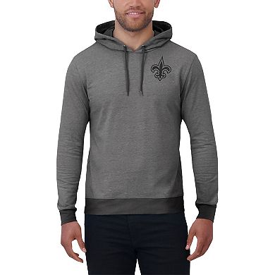 Men's Darius Rucker Collection by Fanatics Black New Orleans Saints Tonal Knit Pullover Hoodie
