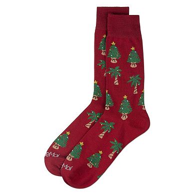 Men's Tree Paradise Holiday Crew Socks