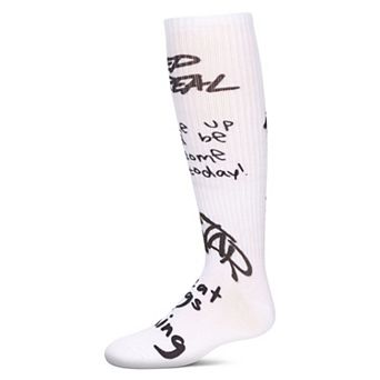 Girls' Graffiti Knee High Socks