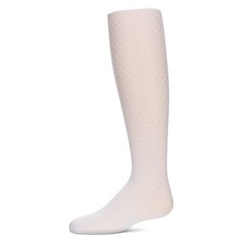Girls' Diamond Dot Semi-opaque Microfiber Tights