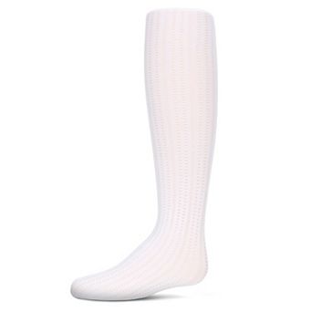 Girls' Railroad Flip Stitch Semi Opaque Nylon Tights