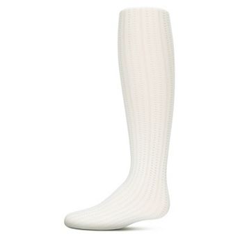 Girls' Railroad Flip Stitch Semi Opaque Nylon Tights
