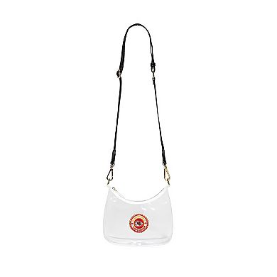 Stoney Clover Kansas City Chiefs Clear Curved Crossbody