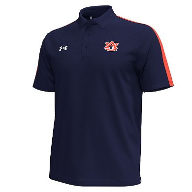 Men's Under Armour Navy Auburn Tigers Pinnacle Performance Polo