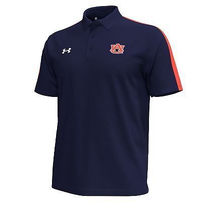 Men s Under Armour Navy Auburn Tigers Pinnacle Performance Polo