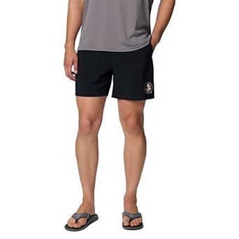 Men's Columbia Black Florida State Seminoles PFG Terminal Roamer�� Omni-Shade�� Stretch Shorts