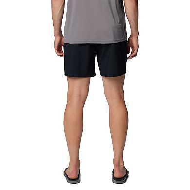 Men's Columbia Black Florida State Seminoles PFG Terminal Roamer Omni-Shade Stretch Shorts
