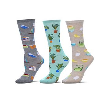 Booktrovert 3 Pack Gift Set Crew Socks
