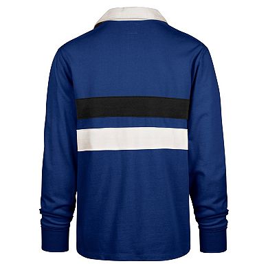 Men's '47 Royal Kentucky Wildcats Clubhouse Knox Thames Long Sleeve Rugby Polo