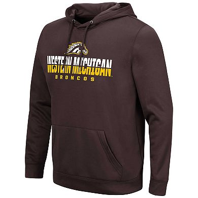 Men's Colosseum Brown Western Michigan Broncos Lantern Pullover Hoodie