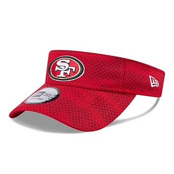 Men's New Era Scarlet San Francisco 49ers 2024 Sideline Visor