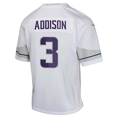 Youth Nike Jordan Addison White Minnesota Vikings Game Jersey