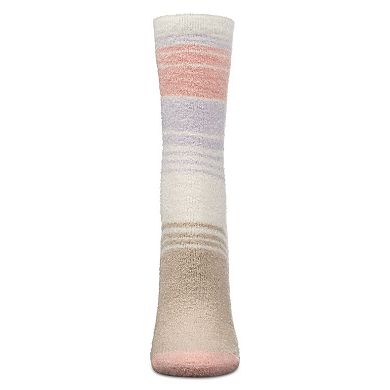 Women's Stripes Aloe Infused Crew Socks