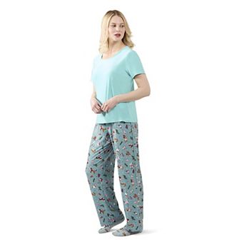 Women's Rodeo Dogs Two Piece Pj Set In A Bag