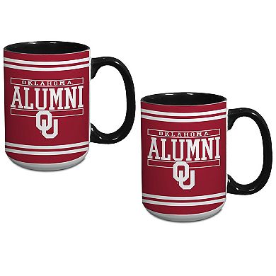 Oklahoma Sooners Two-Pack Alumni Mug Set