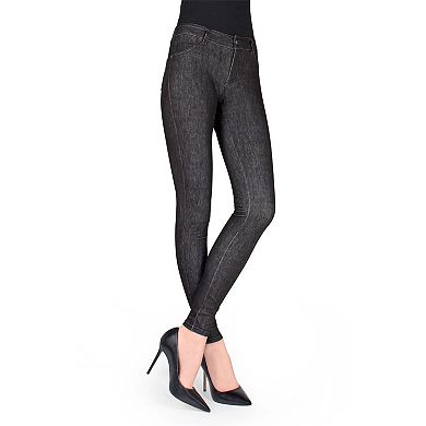 Unbottled Cotton Blend Denim Jean Leggings