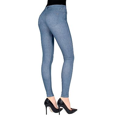 Unbottled Cotton Blend Denim Jean Leggings