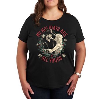 Plus Size Yellowstone Holidays Graphic Tee