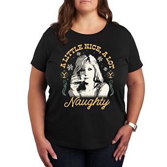 Plus Size Yellowstone Nice Naughty Beth Dutton Graphic Tee