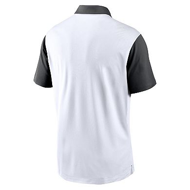 Men's Nike White Iowa Hawkeyes Primetime Campus Vapor Performance Polo