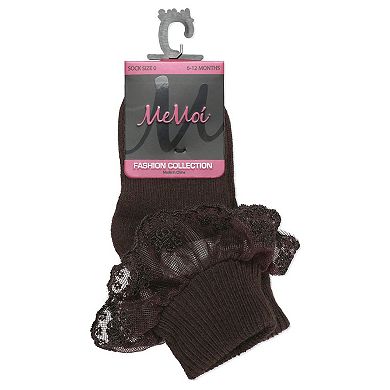Classic Lace Girls Ruffle Anklet Socks