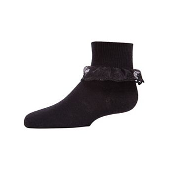 Classic Lace Girls Ruffle Anklet Socks