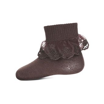 Classic Lace Girls Ruffle Anklet Socks