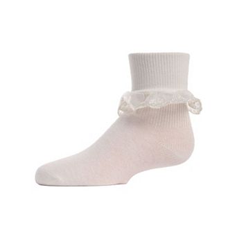 Classic Lace Girls Ruffle Anklet Socks